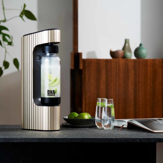 DNA Sparkler Soda Water Maker with Cylinder - Sun Kissed Gold