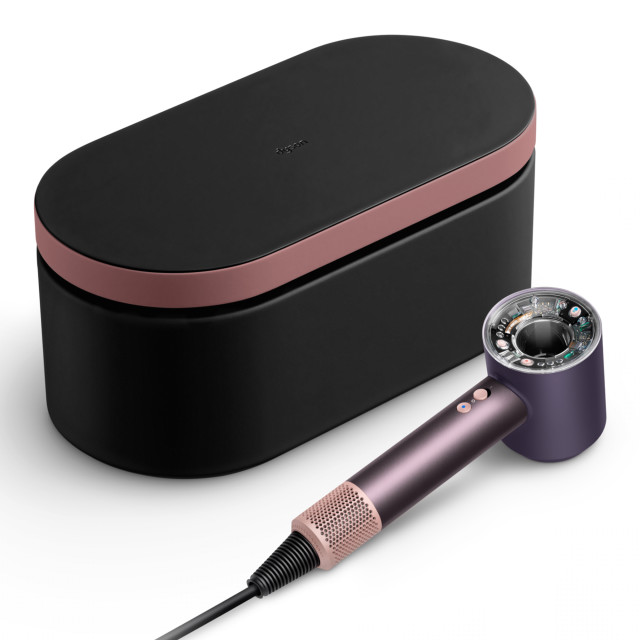Dyson Supersonic Nural Hair Dryer - Jasper Plum with packaging