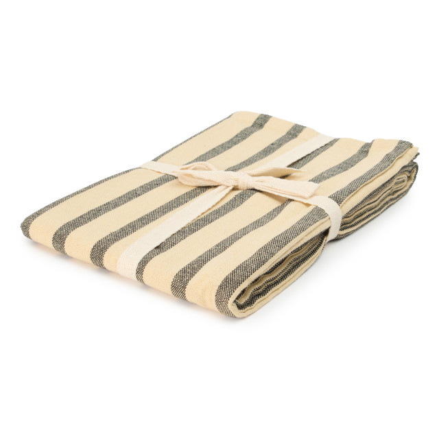 Humble & Mash Beige & Black Stripe Runner - 220cm