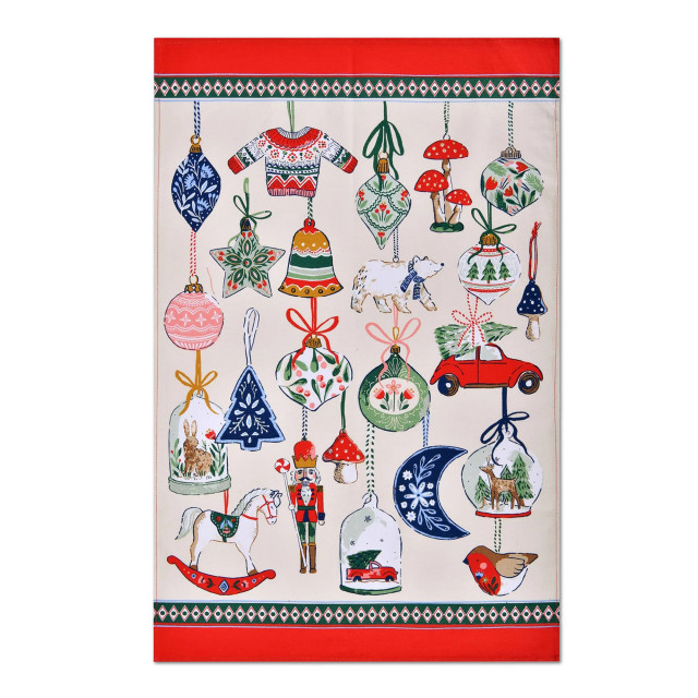 Ulster Weavers Christmas Ornaments Cotton Tea Towel