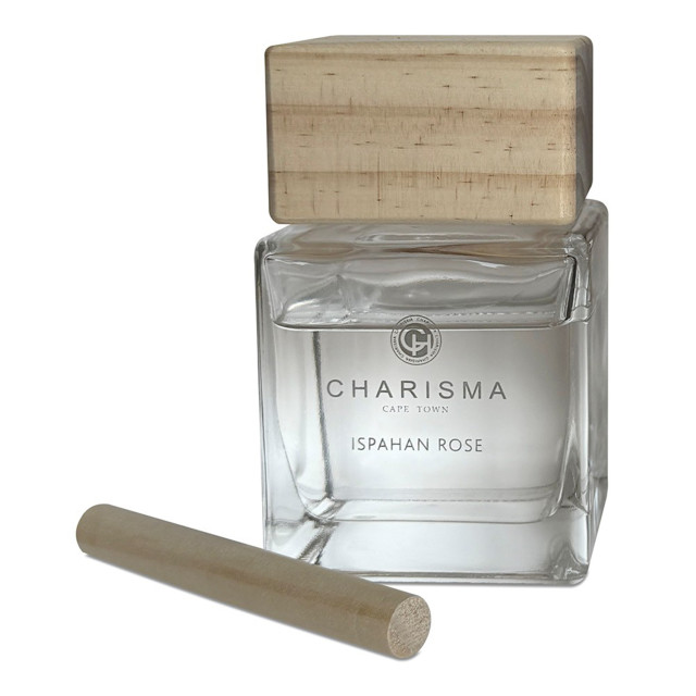 Charisma Candles Wood Top Ispahan Rose Luxury Diffuser, 150ml