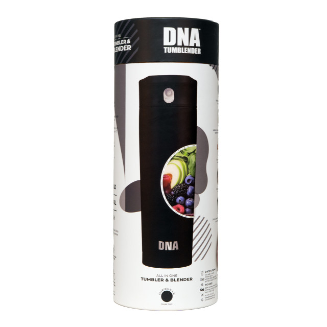 DNA Portable Cordless Tumblender, 160W - Charcoal Black packaging