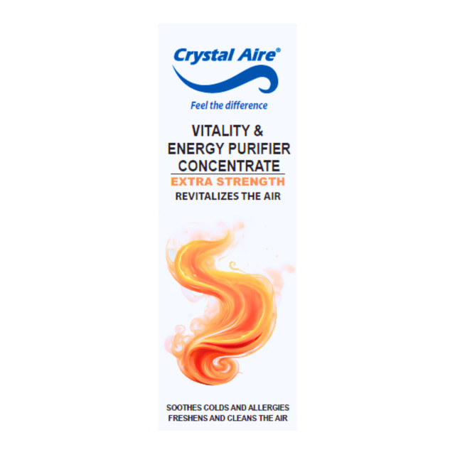 Crystal Aire Vitality & Energy Concentrate, 30ml packaging