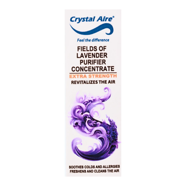 Crystal Aire Fields of Lavender Air Purifier Concentrate, 30ml packaging