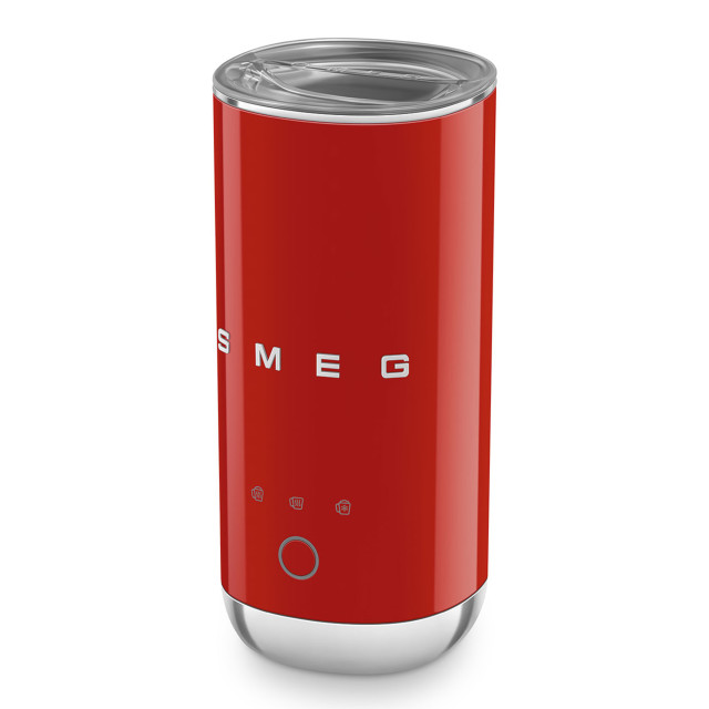 Smeg Electric Milk Frother, 180ml - Fiery Red