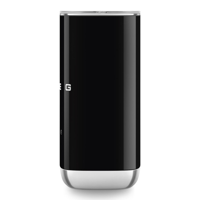 Smeg Electric Milk Frother, 180ml - Glossy Black angle