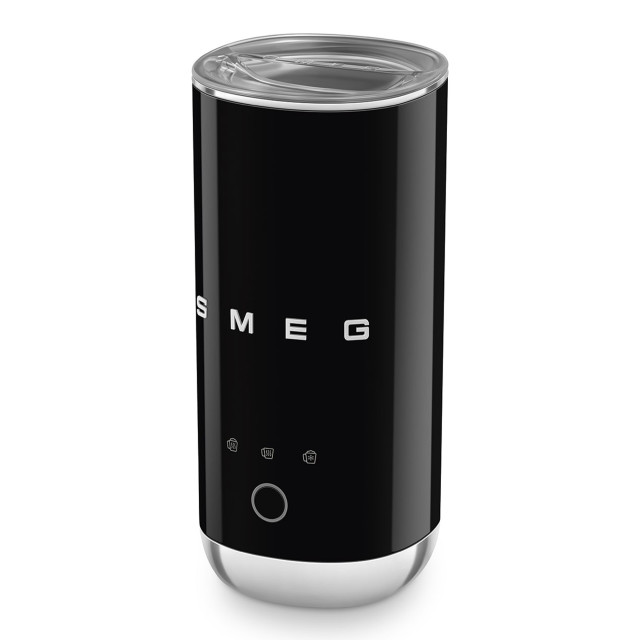 Smeg Electric Milk Frother, 180ml - Glossy Black