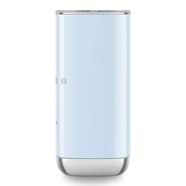 Smeg Electric Milk Frother, 180ml - Pastel Blue angle