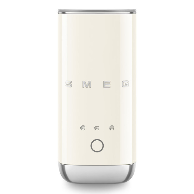 Smeg Electric Milk Frother, 180ml - Vintage Cream angle