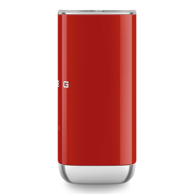 Smeg Electric Milk Frother, 180ml - Fiery Red angle