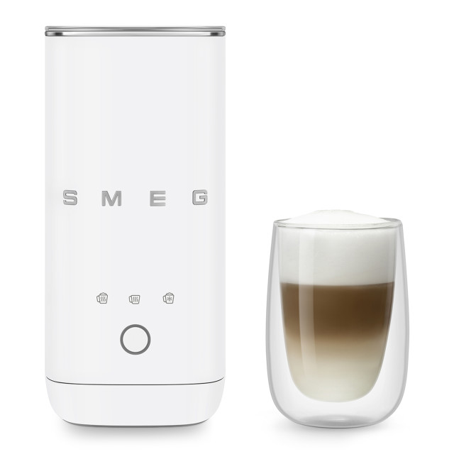 Smeg Electric Milk Frother, 180ml - Matte White