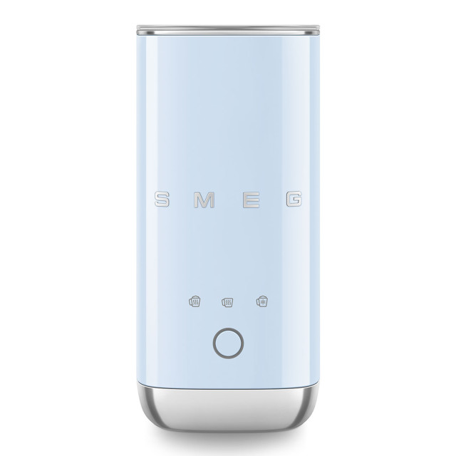 Smeg Electric Milk Frother, 180ml - Pastel Blue angle
