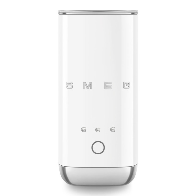 Smeg Electric Milk Frother, 180ml - Ice White angle