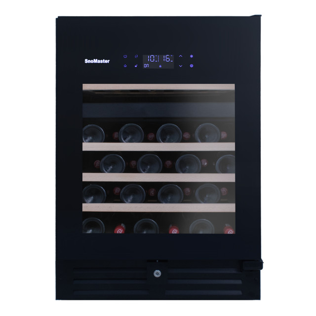 SnoMaster 46 Bottle Pro Series Dual Zone Wine Cooler angle
