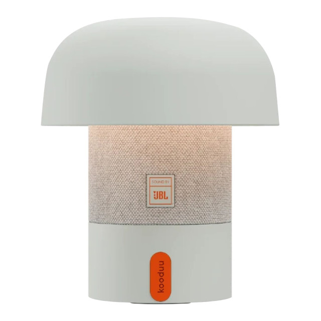 Kooduu Sensa Play Mini JBL Speaker & Lamp - Cloudy White angle