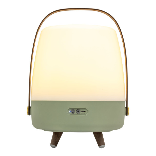 Kooduu Lite-Up Play JBL Speaker & Lamp - White/Petroleum angle