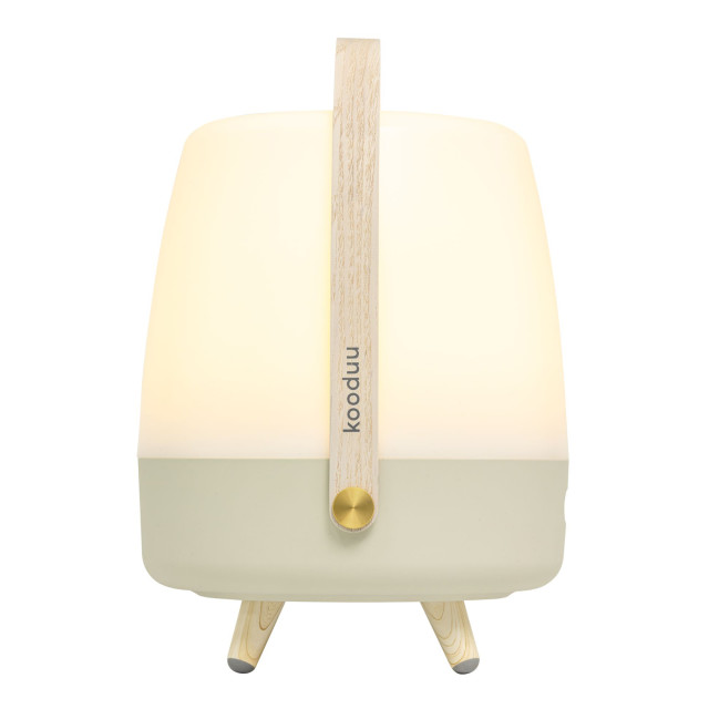 Kooduu Lite-Up Play JBL Speaker & Lamp - White/Sand angle
