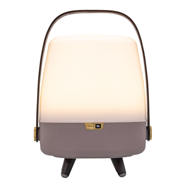 Kooduu Lite-Up Play Mini JBL Speaker & Lamp - White/Earth