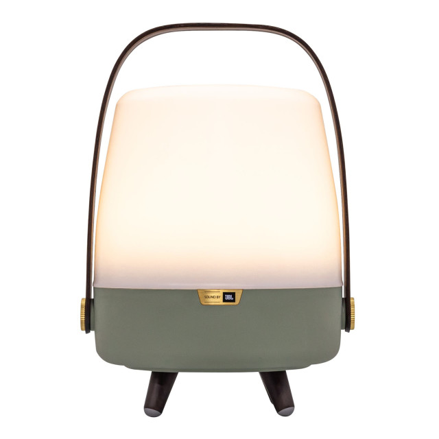 Kooduu Lite-Up Play Mini JBL Speaker & Lamp - White/Petroleum