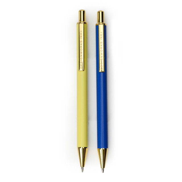 Designworks Ink Mechanical Pencils, Set of 2 - Cobalt & Citron