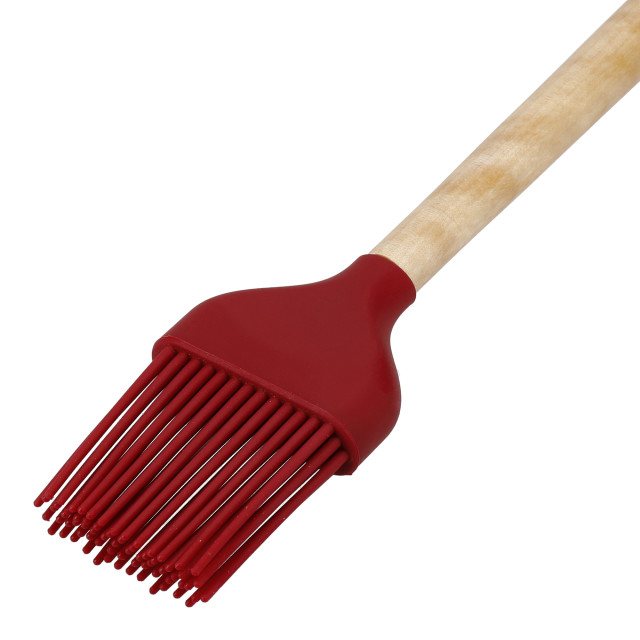 KitchenAid Birchwood Basting Brush detail
