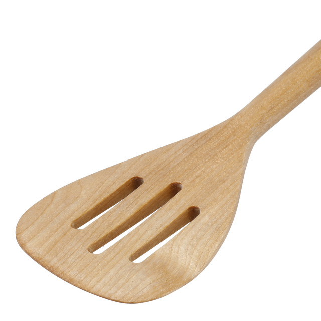 KitchenAid Birchwood Slotted Turner detail