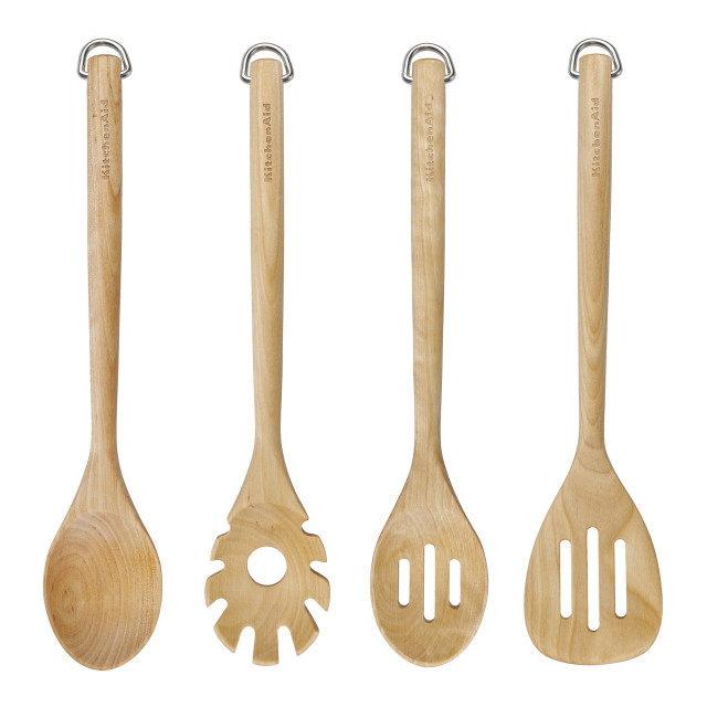 KitchenAid Birchwood Utensils, Set of 4