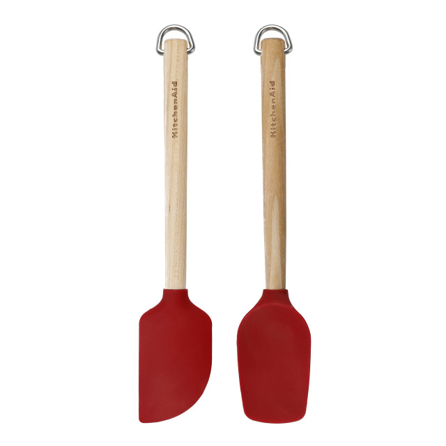 KitchenAid Birchwood Mini Spatulas, Set of 2