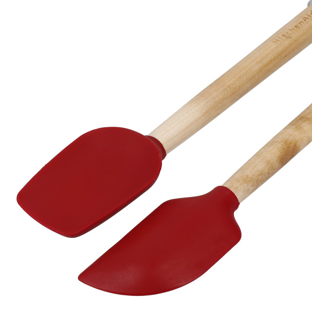 KitchenAid Birchwood Mini Spatulas, Set of 2 detail