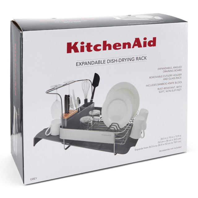 KitchenAid Expandable Dish Drying Rack packaging