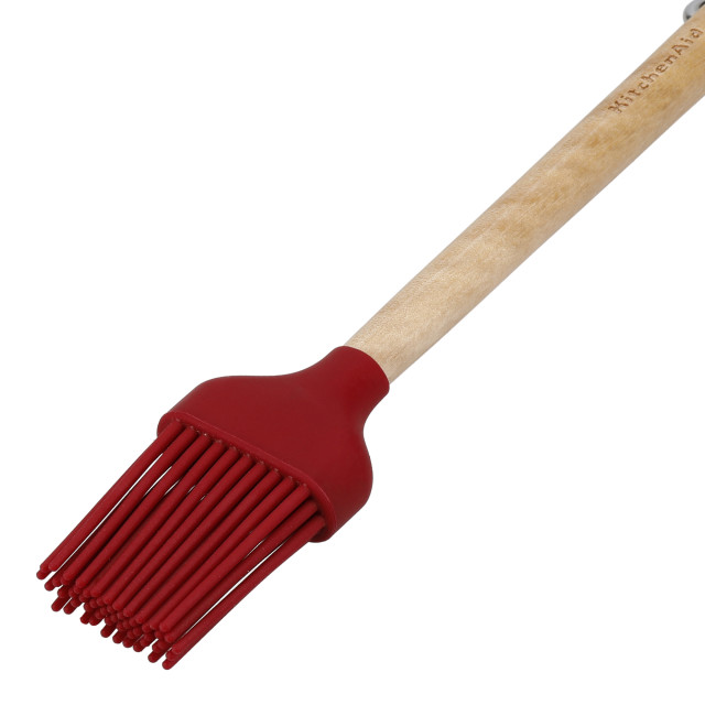 KitchenAid Birchwood Pastry Brush detail