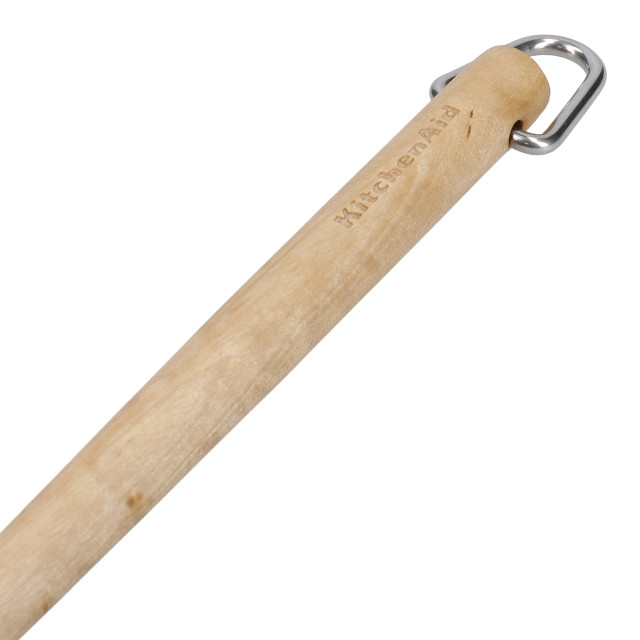 KitchenAid Birchwood Pasta Server & Fork detail