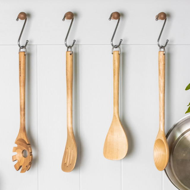 KitchenAid Birchwood Short Turner with other utensils