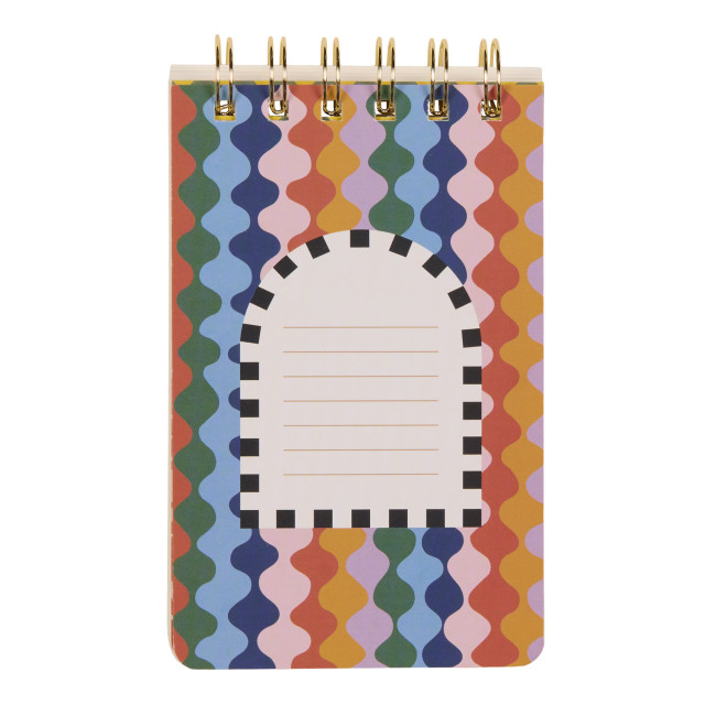 Designworks Ink A Dopo Monkey Twin Wire Notepad angle