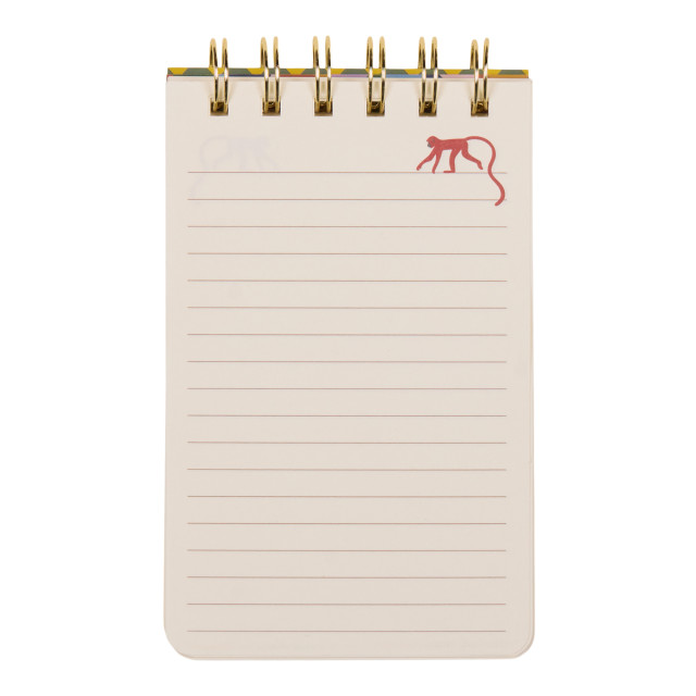 Designworks Ink A Dopo Monkey Twin Wire Notepad angle