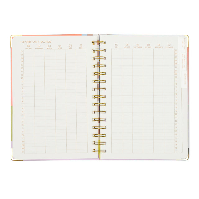 Designworks Ink Geo Checks 13-Month Undated Planner detail