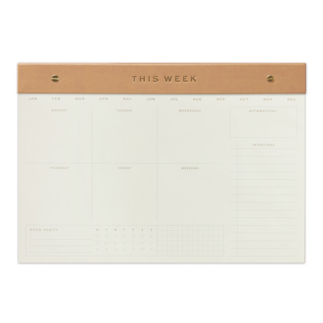 Designworks Ink Weekly Notepad & Planner