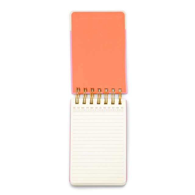 Designworks Ink Twin Wire Chunky Notepad - Stripes angle