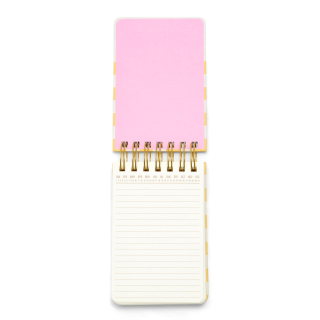 Designworks Ink Twin Wire Chunky Notepad - Checks angle