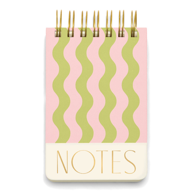 Designworks Ink Twin Wire Chunky Notepad - Wavy