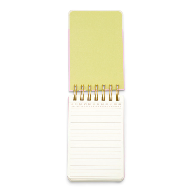 Designworks Ink Twin Wire Chunky Notepad - Wavy angle