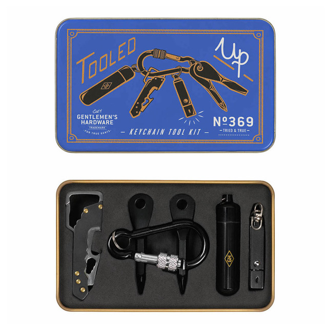 Gentlemens Hardware Everyday Key Chain Tool Kit angle