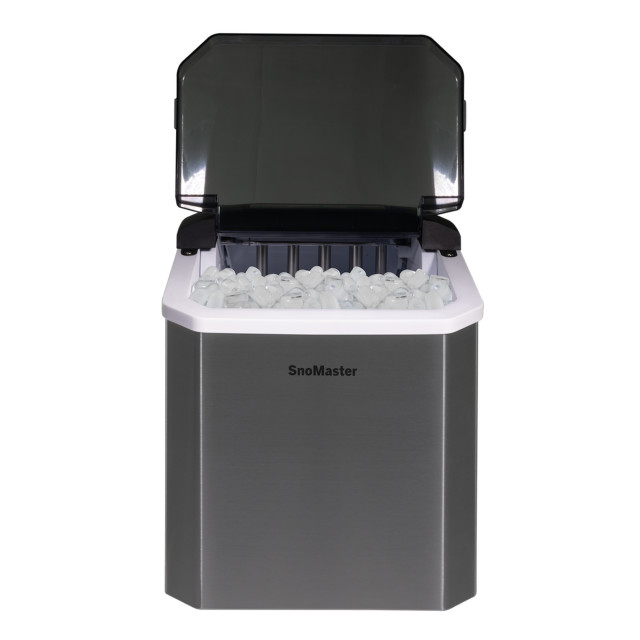 SnoMaster Counter-Top Bullet Ice-Maker, 12kg angle with ice