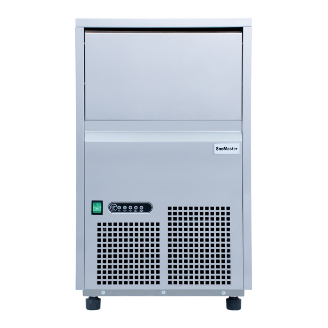 SnoMaster Plumbed-In Gourmet Ice-Maker, 26kg angle