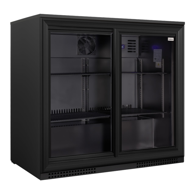 SnoMaster Under-Counter Sliding Door Beverage Cooler, 200L