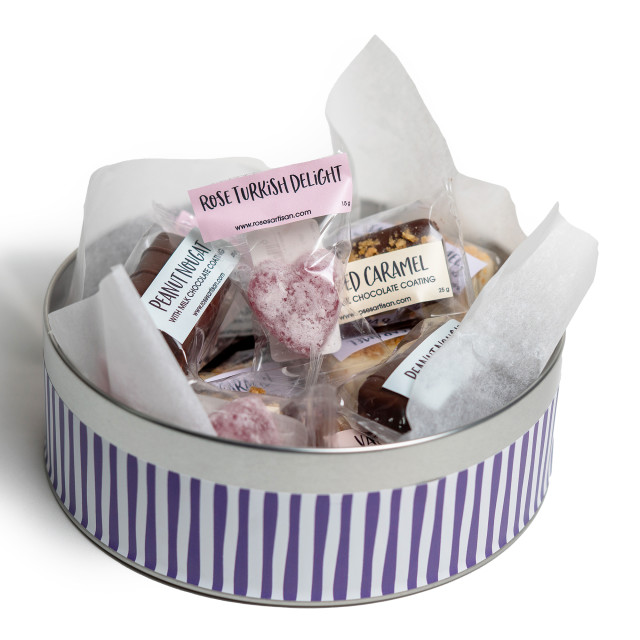 Rose's Delicacies Mixed Treats Tin, 360g angle