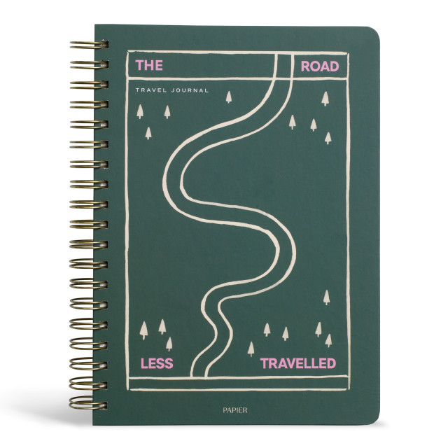 Papier Off Piste Green Travel Journal
