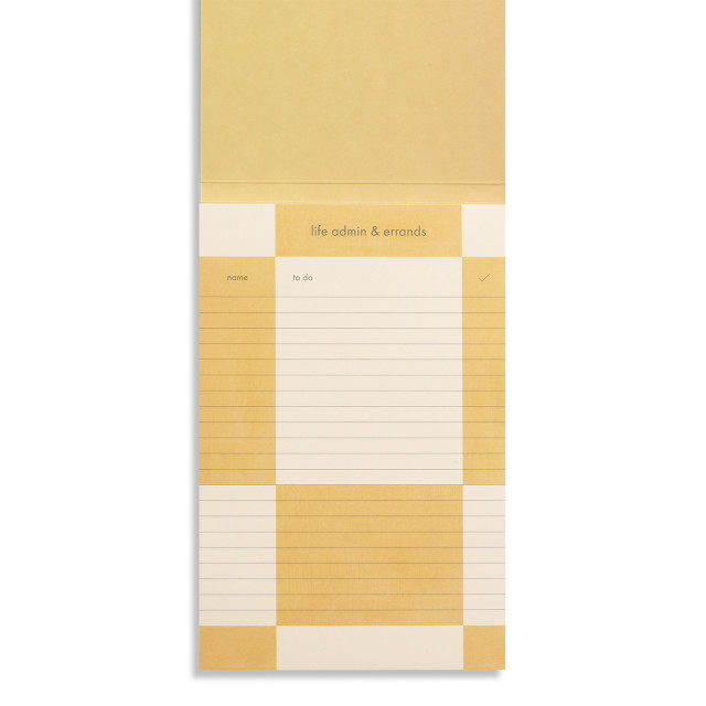 Papier Life Admin & Errands List Notepad detail
