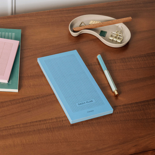 Papier Productivity Daily List Pad on a desk