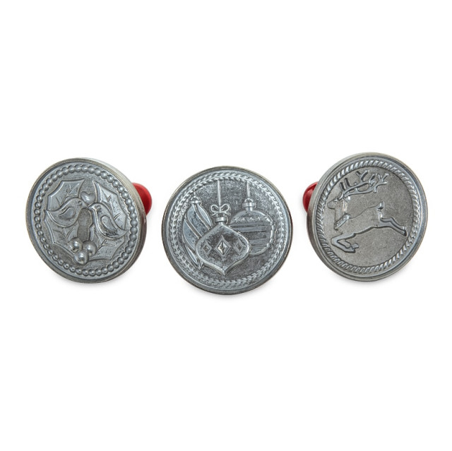 Nordic Ware Yuletide Cookie Stamps, Set of 3